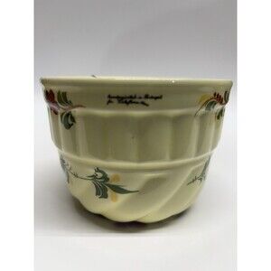 Vintage Teleflora Handpainted Portugal Hanging Ceramic Wall Pocket Vase